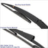 Rear Windshield Wiper Arm Blade Assembly Kit Compatible with 2014-2020 Nissan Rogue, 2017-2020 Nissan Rogue Sport, 2013-2020 Nissan Pathfinder Rea...