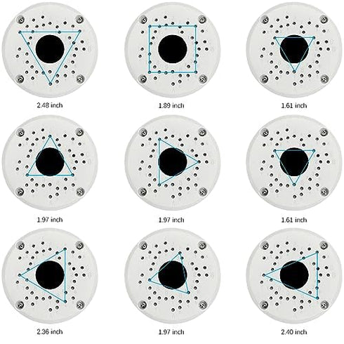 (New Upgrade) Security Camera Junction Box,Universal IP Camera Mount,Security Camera Bracket Outdoor,Metal Aluminum Waterproof Security Camera Mou...