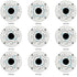(New Upgrade) Security Camera Junction Box,Universal IP Camera Mount,Security Camera Bracket Outdoor,Metal Aluminum Waterproof Security Camera Mou...