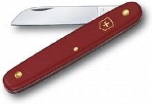 Victorinox Floral Knife, straight 4" blade, red handle 3.9050...