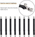 8Pcs Adjustable Bed Sheet Straps Clips, Elastic Mattress Sheet Fasteners Holder and Suspenders, Grippers to Hold Sheet, Mattress, Sofa, Couch, Tab...