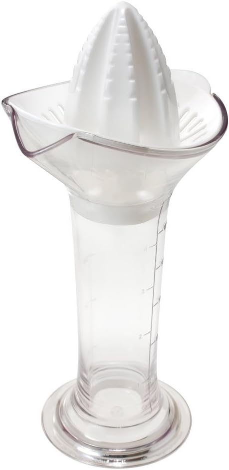 New Metro Design Juice Lab Citrus Juicer-Reamer, 5 Ounce Capacity, White...
