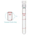 stonylab Glass Test Tube with PTFE Cap, Thicken Borosilicate Glass Reusable Round Bottom Graduated Pressure Resistant Colorimetric Tubes Culture T...