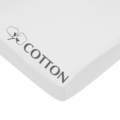 American Baby Company 100% Natural Cotton Fitted Mini Crib Sheet 38" x 24" - Soft & Breathable Small Nesting Portable Crib Sheet, Fits Pack N Play...