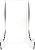 Plymor Clear Acrylic Flat Back Easel with Shallow Support Ledges, 7.5" H x 5.375" W x 4.25" D...
