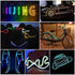 Searik EL Wire Fluorescent Green Lights 16.4ft/5m, Portable EL Wire Glowing Rope Lights LED Strips with Battery Controller for Halloween Decoratio...