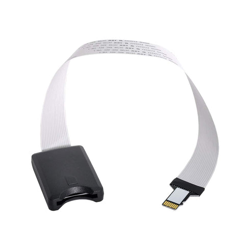 xiwai Micro-SD TF Memory Card Kit Male to SD Female Extension Soft Flat FPC Cable Extender 25cm...