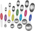 Magnetic Measuring Spoons Set of 8 Stainless Steel Stackable Dual Sided Nesting Teaspoons and Tablespoons for Measuring Dry and Liquid Ingredients...