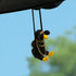 Swinging Duck Car Hanging Ornament, Cute Car Hanging Accessories for Rear View Mirror, Car Pendant Black Swinging Sunglasses Duck Hanging Swing...