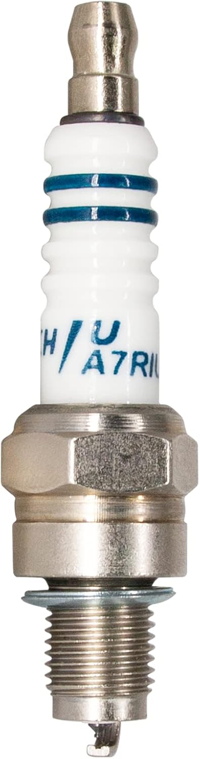 TORCH Iridium Spark Plug A7RIU Replace for NGK CR7HIX CR7HSA, Fit Honda CY50/SS50M/XL50/ZB50GZ/XRSOR/C90D/CD90/XR100R/CB125S/CM125C, Fit Yamaha CR...