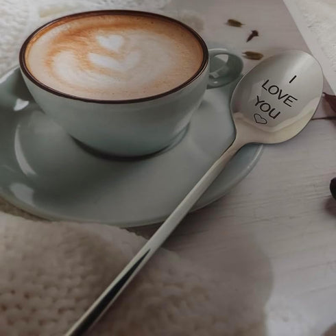 Anniversary Birthday Gifts for Husband Wife I Love You Spoon for Boyfriend Girlfriend Christmas Valentines Day Gift for Couple Spoon Gifts for Him...