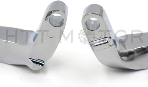 HTTMT MT387-CD Mirrors Mount Adapter Compatible with Harley Heritage Flstc Fxcwc Super Glide Fxdc Wide Cd...