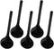 Hemoton Soup Ladle 5pcs Melamine Ramen Spoons Soup Eating Spoons Long Handle Soup Ladles Asian Soup Spoon for Asian Soup Cooking Gravy Ladle...