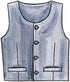 McCall's Patterns M7223 Children's/Boys' Lined Vests, Cummerbund, Bow Tie and Necktie Sewing Template, CHH (7-8-10-12)...