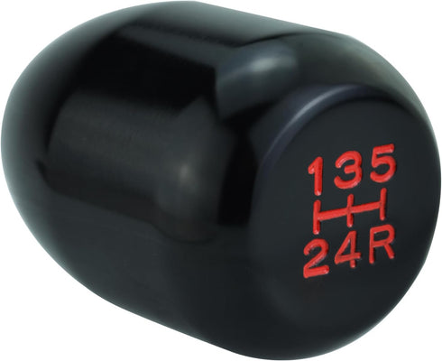 Abfer 5 Speed Shift Knob Aluminum Alloy Stick Shifter Handle Car Shifting Lever Head Fit for Most Automatic Manual Transmission Vehicle (Black)...