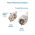 Cable Matters 4-Pack SMA to UHF Adapter Kit, UHF to SMA Adapter Kit/SMA to UHF Gender Changer and Connector Adapter Kit...