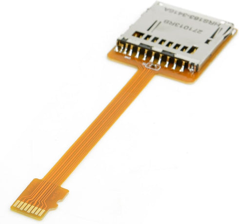 cablecc Micro SD TF Memory Card Kit Male to SD Female Extension Soft Flat FPC Cable Extender 10cm...