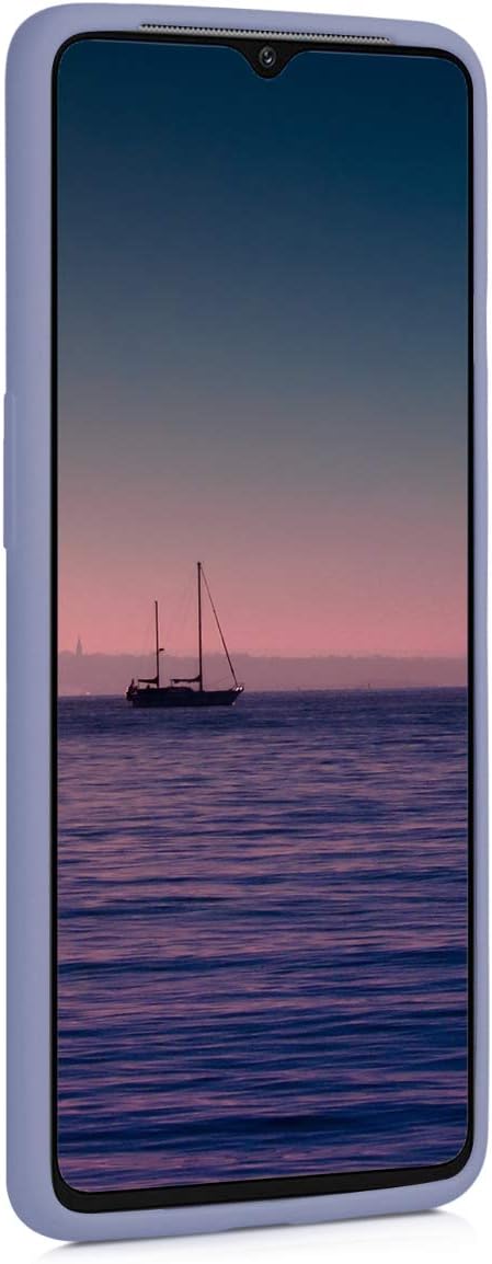 kwmobile Case Compatible with OnePlus 7T Case - TPU Silicone Phone Cover with Soft Finish - Lavender Grey...