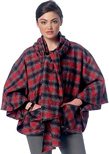 McCall's Pattern 7202, Misses Ponchos,Sizes (16-18) (20-22) (24-26), ZZ (LRG-XLG-XXL), Multi-Colour...