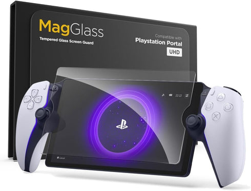 magglass Tempered Glass for PlayStation Portal Screen Protector, Ultra HD/Anti-Scratch Remote Player Display Guard (8 inch)...