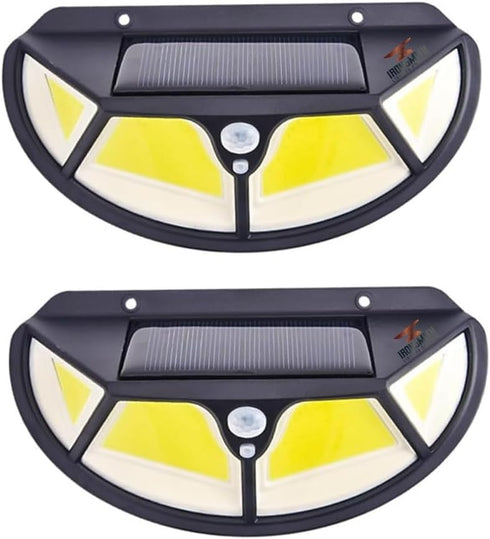 Outdoor Solar Wall Light Fixture - Motion-Activated, Weather-Resistant, Energy-Saving | Pack of 2...