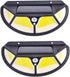 Outdoor Solar Wall Light Fixture - Motion-Activated, Weather-Resistant, Energy-Saving | Pack of 2...