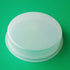 4Pcs Plastic Round Birds Feeding Station Tray Water Dish Feeder Durable White...