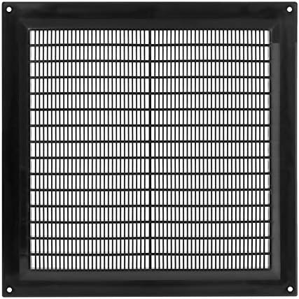 Repa Market 10" x 10" Inch Black Air Vent Cover With Built-in Pest Guard Screen, HVAC Vent Duct Cover, Vent Cap Quality Plastic
