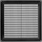 Repa Market 10" x 10" Inch Black Air Vent Cover With Built-in Pest Guard Screen, HVAC Vent Duct Cover, Vent Cap Quality Plastic