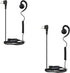 Retevis Swivel Two Way Radio Headset with Mic 2 Pin,Coil Tube,Compatible with Motorola CP100D CP185 CP200 CP200D GP300 GP2000 BRP40 HYT TC610 Walk...