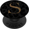 Leopard Cheetah Animal Print Alphabet Monogram with Letter S PopSockets PopGrip: Swappable Grip for Phones & Tablets PopSockets Adhesive PopGrip...