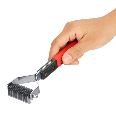 Oumefar Pet Hair Comb Stainless Steel Pin Grooming Deshedding Tool Hair Removal Dematting Comb for Cats & Dogs &Horses(M377-10)...