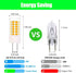 GY6.35 LED Bulbs 12V, T4 JC Type Bi-Pin Base, Warm White 3000K, 35W GY6.35/G6.35 Halogen Replacement for Landscape Path Light, Kitchen Pendant lig...