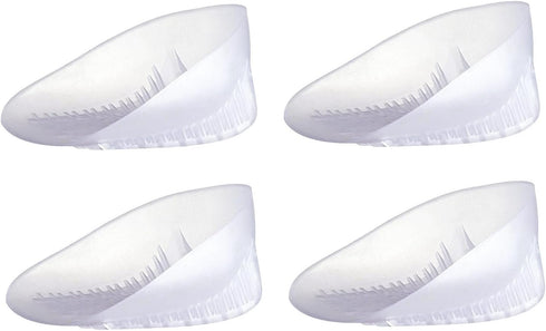 Heavy Duty Gel Heel Cups, Cushion Insert for Shock Absorption, Plantar Fasciitis, Sever’s Disease and Heel Pain Relief (2 Pairs)...