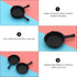 ARTIBETTER 10pcs Miniature Skillet Mini Cast Iron Skillet Small Frying Pan Set for Baked Cookie Brownie Dollhouse Kitchen Accessories...