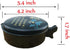 Multifunctional Chinese Calligraphy Handmade Porcelain Ink Well Dish Ceramic Inkslab Inkstone with Brush Holder for Beginners Paintings Writings D...