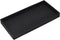 Bathroom Tray, 7.9" Silicone Vanity Tray for Counter, Kitchen Sink Soap Tray, Dish Holder Dispenser Countertop Toilet Tank Desk Organizer (Black)...