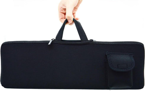 Keyboard Sleeve Travel Case for Logitech MX Keys/MX Keys S Advanced Wireless Illuminated Keyboard,Soft Neoprene Bag, Zipper Mouse Storage and Cabl...