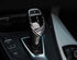 iJDMTOY Glossy Black Carbon Fiber Pattern Shift Knob Cover Shell Compatible with BMW Fxx 2 3 4 5 6 Series X3 X4 X5 X6 Performance Sports Shifter...