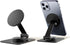 Magnetic Phone Stand Compatible with MagSafe, Foldable Phone Stand for Desk with 360°Rotation Base, Aluminum Cell Phone Stand Compatible for MagSa...