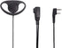 Caroo D Shape Earpiece Headset with Mic PTT Compatible with Baofeng UV-5R BF-888S BF-F8HP BF-F9 UV-82 UV-82HP UV-82C Kenwood TK-2107 TK-3107 Walki...