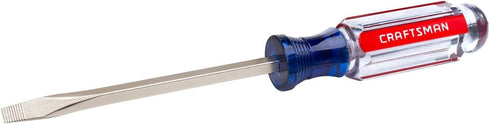 CRAFTSMAN Screwdriver, Slotted, Acetate Handle, 3/16 IN X 4 IN (CMHT65021)...