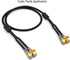 Cable Pants, Speaker Wire Pants Jacket Y Boot (?9MM-2x 3.5MM 8PACK Black) Dressing Up/Protecting/DIY Your Speaker Cables, DIN to RCA Cables......