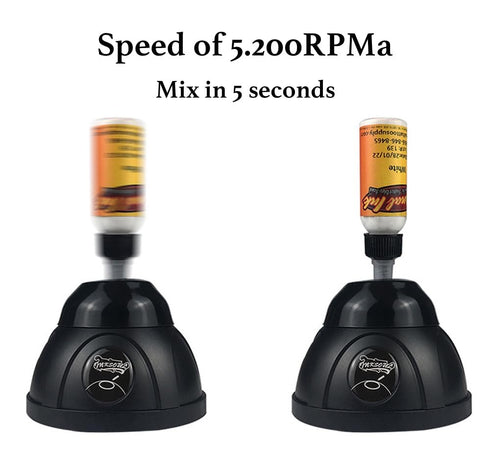 Wireless Mini Vortex Mixer, 5200RPM Tattoo Ink Mixer, Paint Pigment Nail Polish Lacquer Shaker with Auto Touch Switch & Anti-Slip Base, Mixing in ...