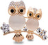 Brooch Owl Shape Rhinestone Covered Crystal Beauty Brooch Pin Scarves Shawl Clip For Women Ladies...