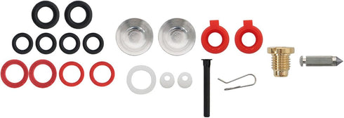 WFLNHB 2pcs Carburetor Repair Kit with Float Replacement for Johnson Evinrude V4 85 90 100 115 125 140hp Outboard Motors...