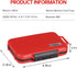 LYNCA 24 Slots Camera Memory Card Case Holder Water-Resistant Anti-Shock SD Card Case Holder Wallet for 8 SD Cards 4 CF Cards 12 Micro SD/TF Cards...