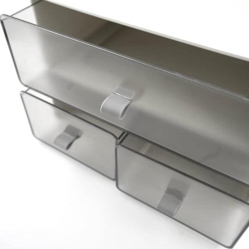 Desk Drawer Storage Box, Stackable Design, Stationery/Office Supplies Organizer, Plastic Cosmetic Organizer.For Stationery/Office Supplies/School/...