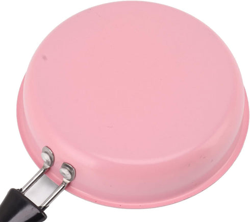 CHICIRIS Egg Skillet, Non Stick Skillet Pan Small Pre Seasoned Stainless Steel Frying Pan Cookware with Easy Grip Handle for Indoor Outdoor Cookin...
