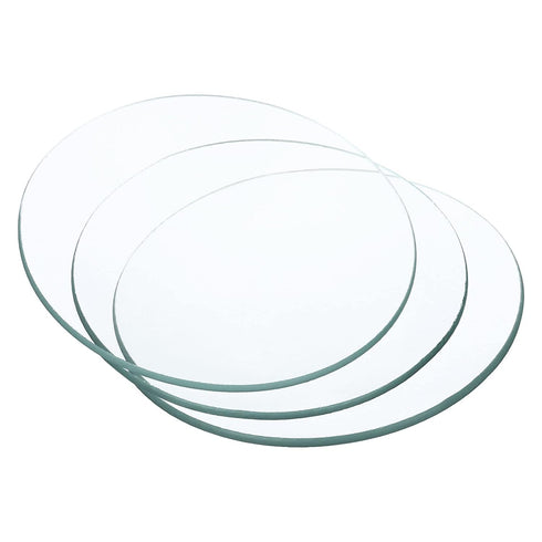 PATIKIL 70 mm Diameter Watch Glass, 3 Packs Beaker Cover Smooth Edges Chamfered Arc for Laboratory, Transparent...